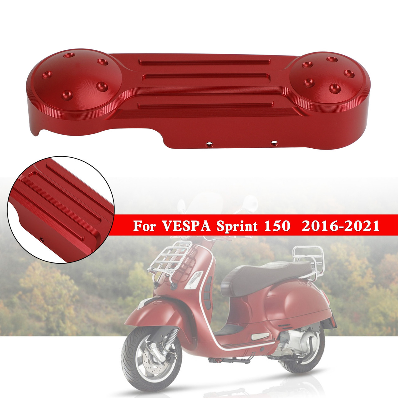 Front Fork Suspension Arm Cover For VESPA Primavera GTS Sprint 150 250 300 RED