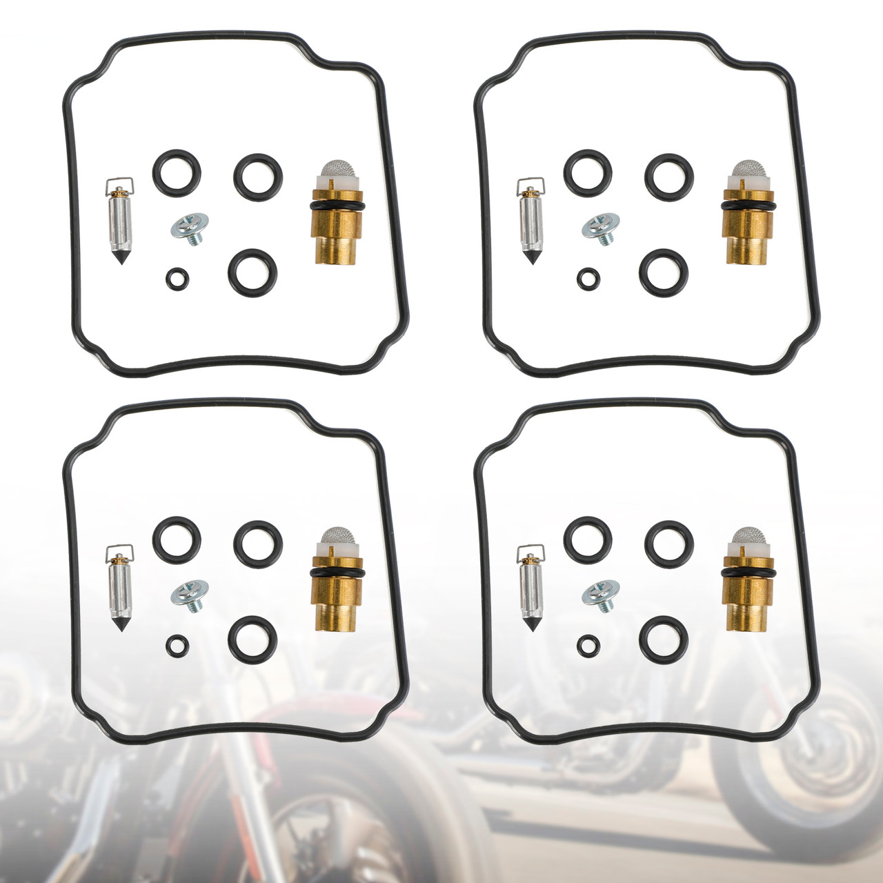 4X Carburetor Rebuild Repair Kit fit for Yamaha version FZR400(1WG)R/RR 88-1990