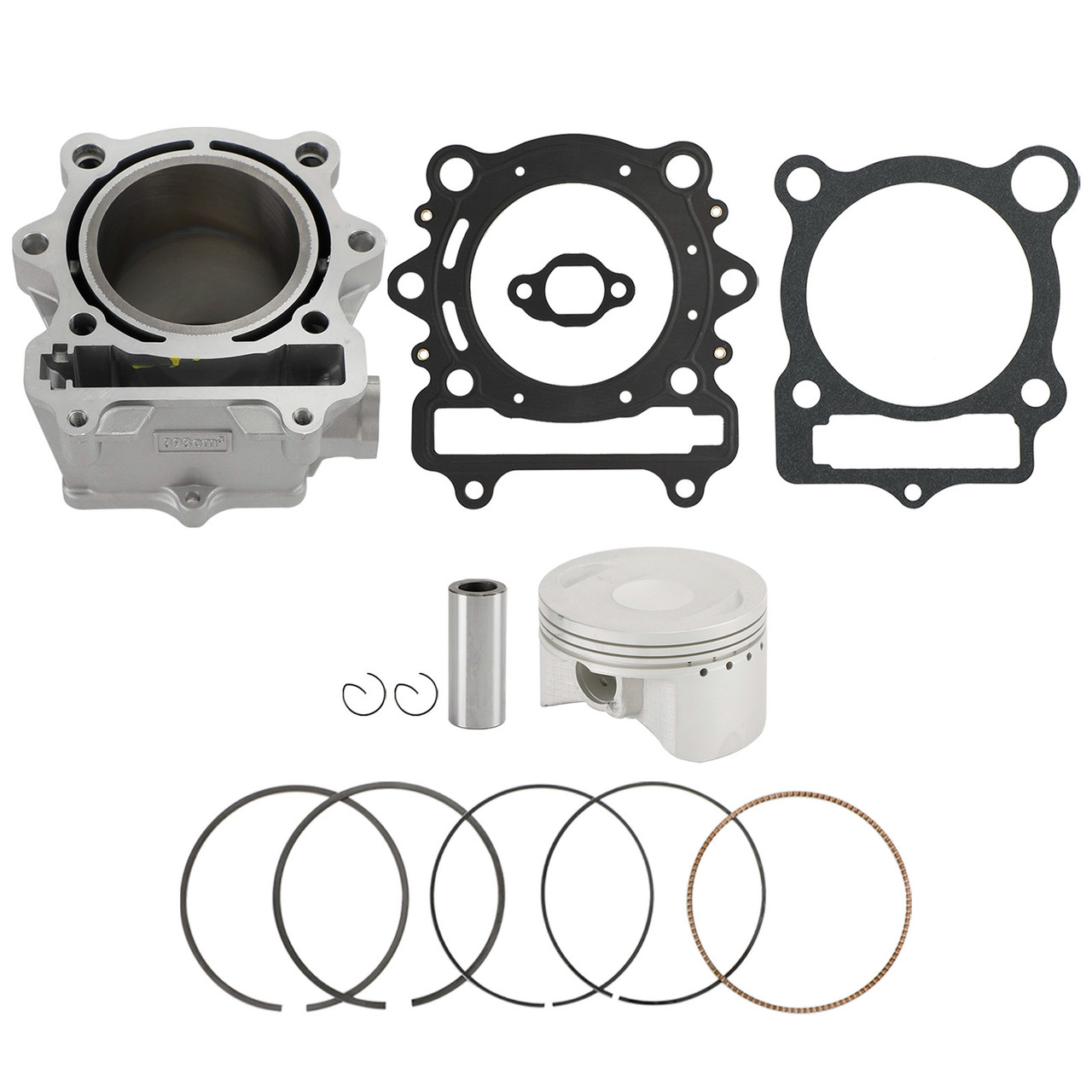 Cylinder Block Jug Piston Ringset Gasket Top End Rebuild Kit Fits UTV ATV 400 MSU Hisun Massimo HS400 YS400 Bennche TSC