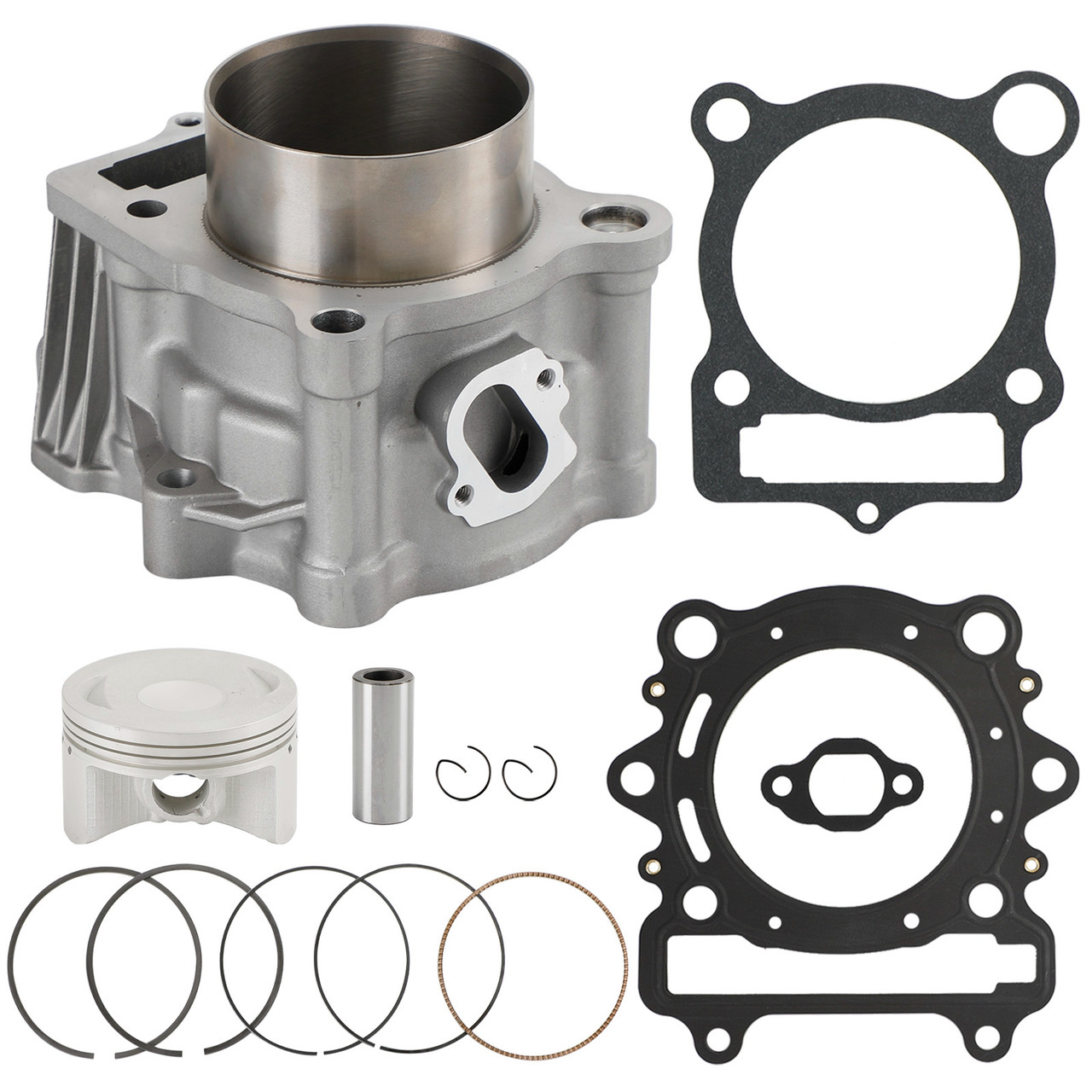 Cylinder Block Jug Piston Ringset Gasket Top End Rebuild Kit Fits UTV ATV 400 MSU Hisun Massimo HS400 YS400 Bennche TSC