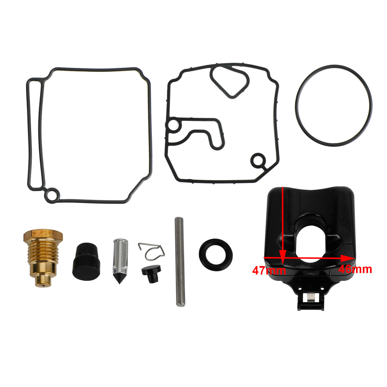 Yamaha 3 Cyl 2.834 Bore 60HP 1992-2006 Carburetor Repair Kit Yamaha 3 Cyl 2.834 Bore 60HP 1992-2006 Carburetor Repair Kit