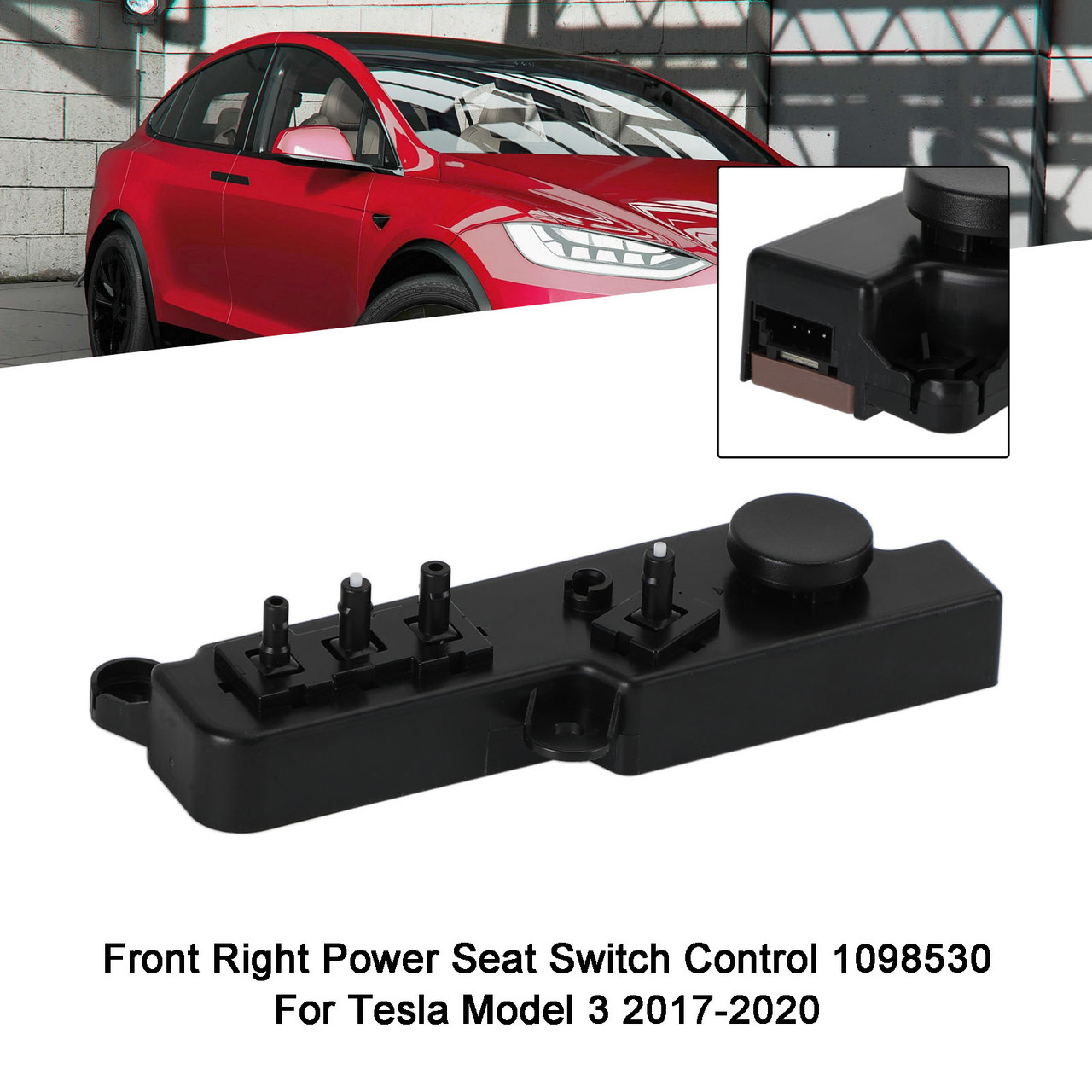 Front Right Power Seat Switch Control 1098530 Tesla Model 3 2017-2020