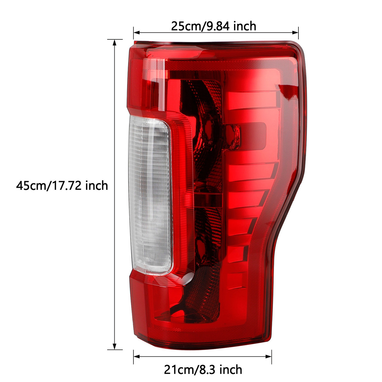 Right 17-19 Ford F-250 F-350 Super Duty Tail Light Lamp w/o Blind Spot w/o LED FO2801256