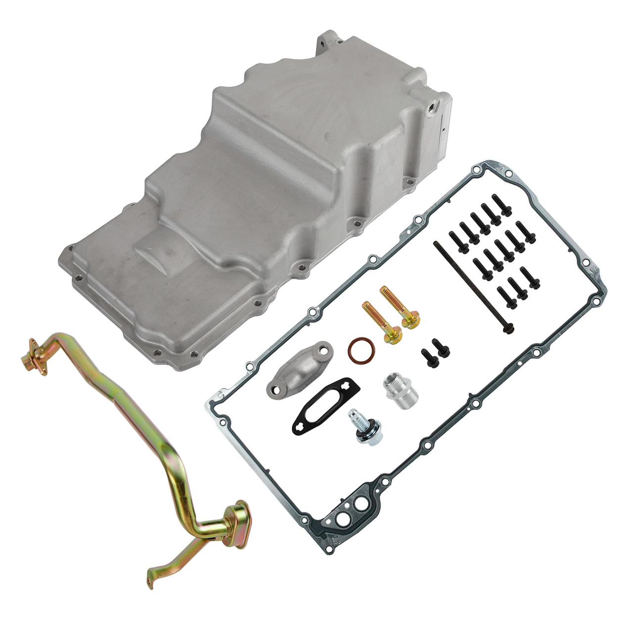 302-2 81073 LS Swap Retrofit Aluminum Oil Pan LS1 LS2 LS3 Rear