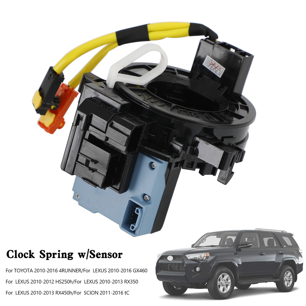 Spiral Cable Clock Spring w/Sensor 84307-30090 Toyota Scion GX460 4Runner