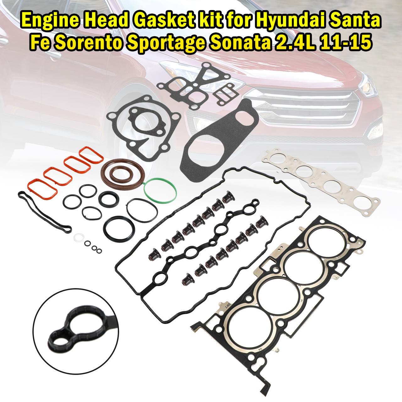 Engine Head Gasket kit Hyundai Santa Fe Sorento Sportage Sonata 2.4L 11-15