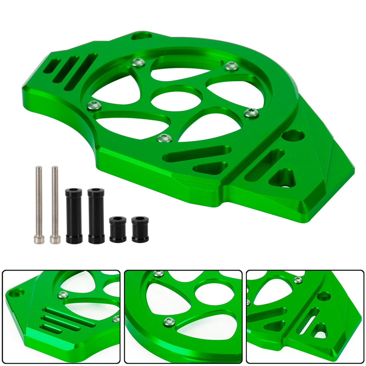 Sprocket Cover Chain Guard Protection Kawasaki Ninja Vulcan 650 ER-6N Green