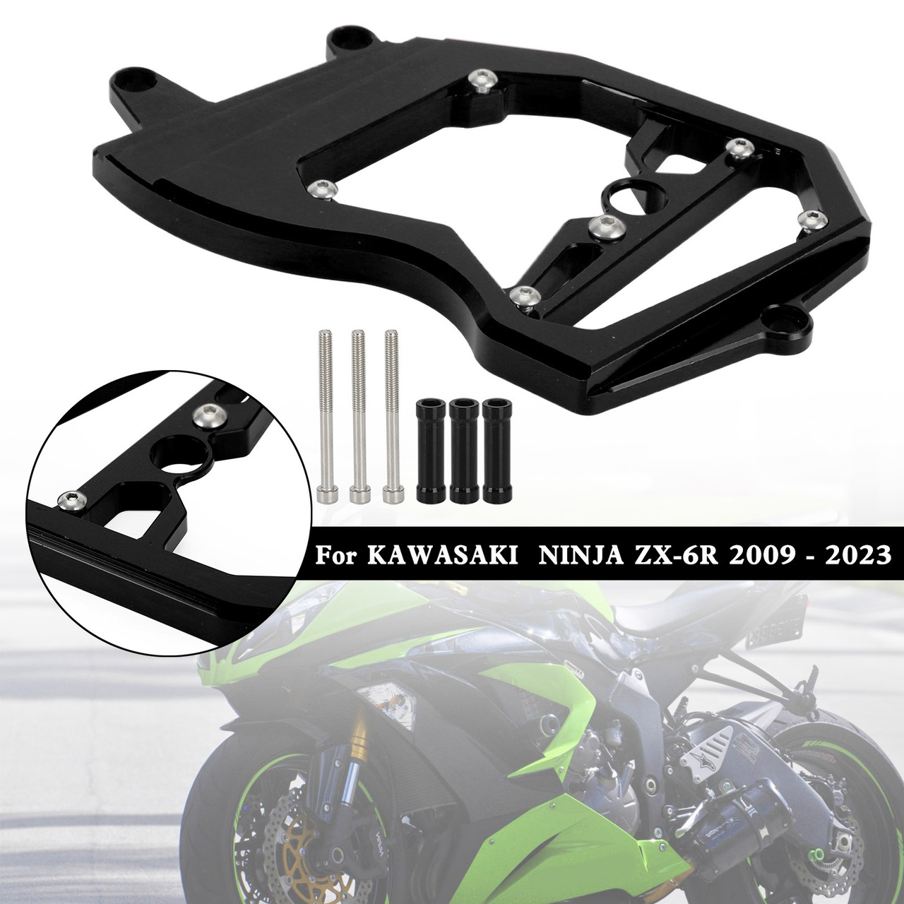 Front Sprocket Cover Chain Guard KAWASAKI Ninja ZX-6R ZX6R 2009