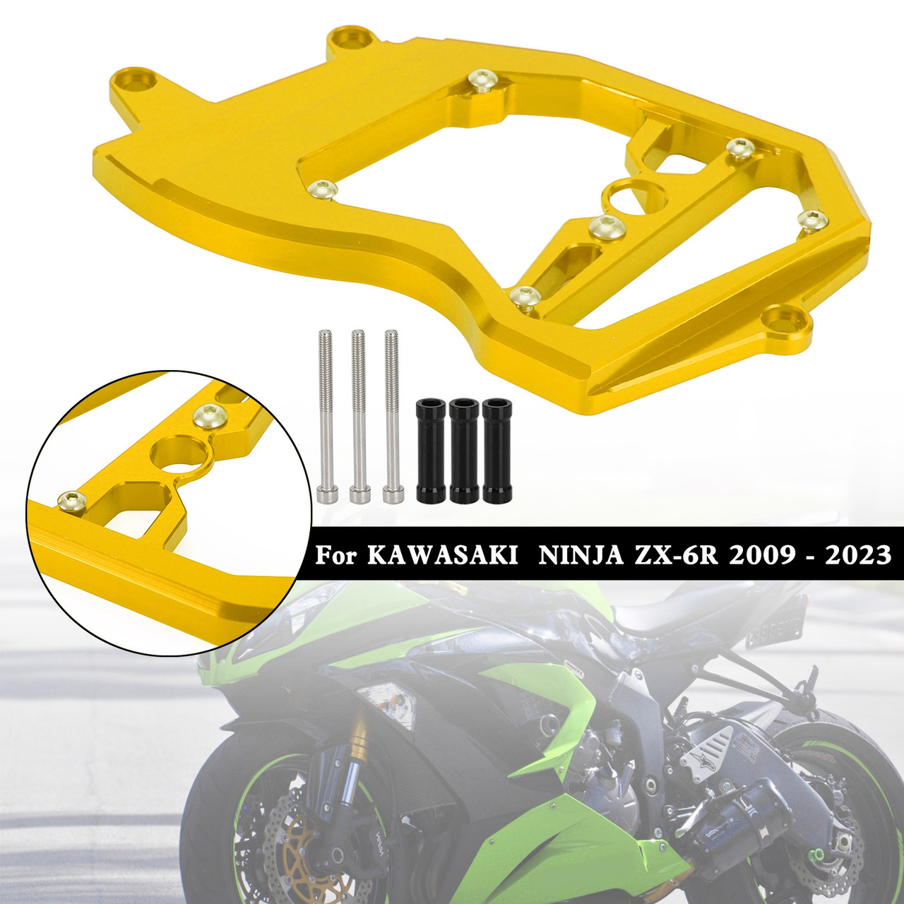 Front Sprocket Cover Chain Guard KAWASAKI Ninja ZX-6R ZX6R 2009