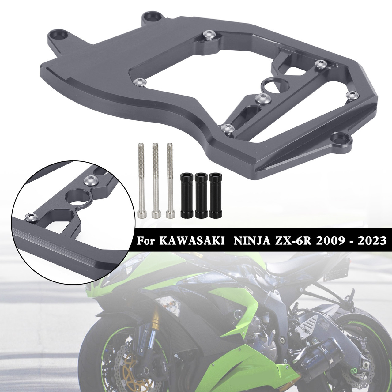 Front Sprocket Cover Chain Guard KAWASAKI Ninja ZX-6R ZX6R 2009-2023 Ti