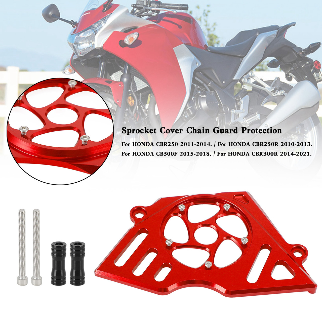 Front Sprocket Cover Chain Guard HONDA CBR250R CBR300R CB300F NC51