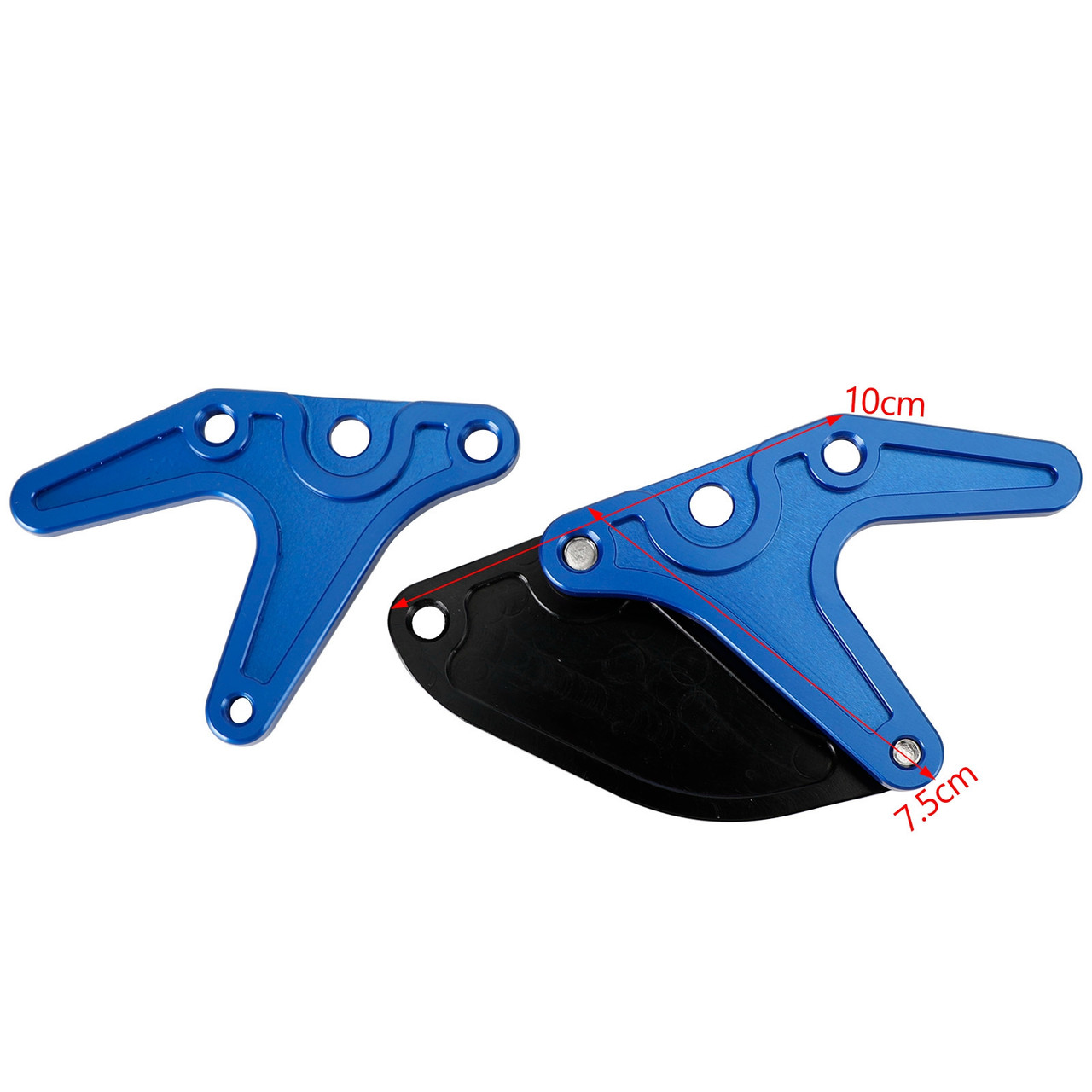 Aluminum Motorcycle Stand Hook Sprocket Toe Guard Yamaha YZF-R7 R7 2022 Blue