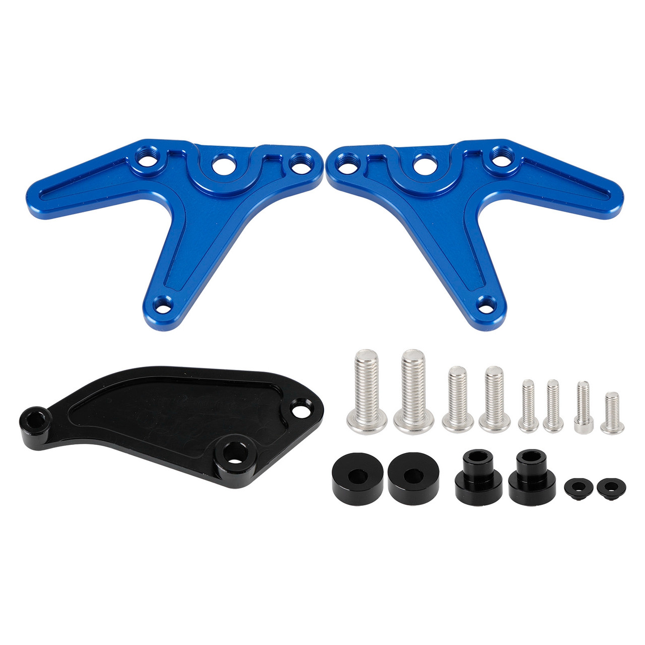 Aluminum Motorcycle Stand Hook Sprocket Toe Guard Yamaha YZF-R7 R7 2022 Blue