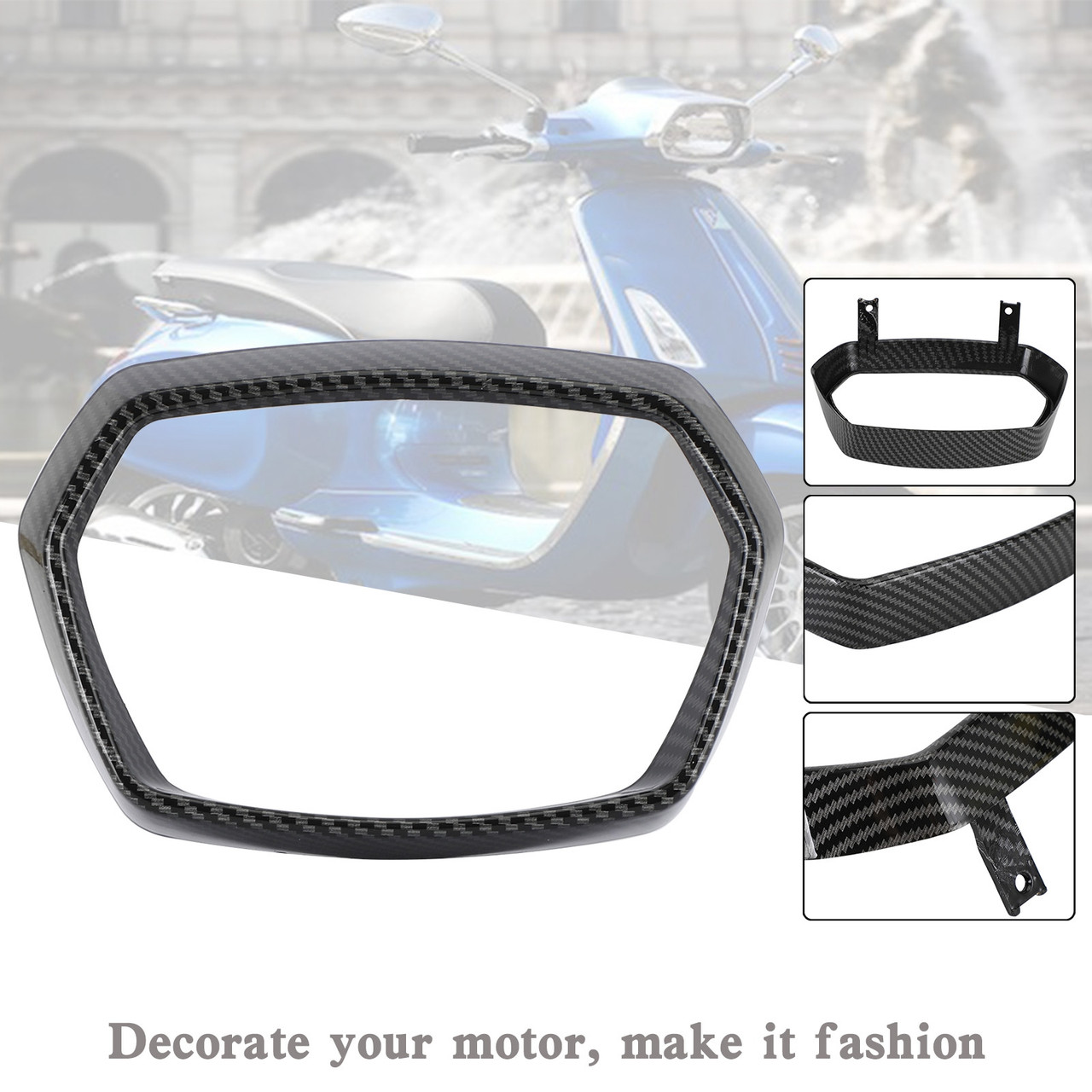 Headlight Bezel Trim Rim Cap Guard Cover vespa Sprint 150 2016-2022 CBN
