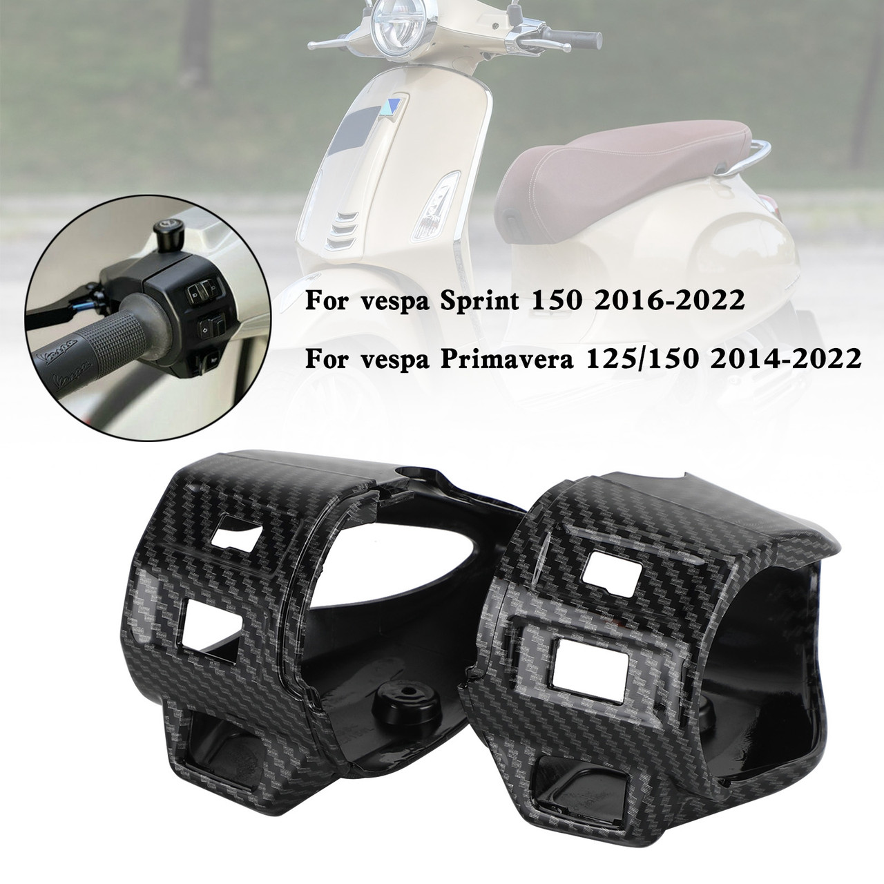 Handlebar Switches Cover Button Sprint Primavera 125 150 2014-2022 CBN