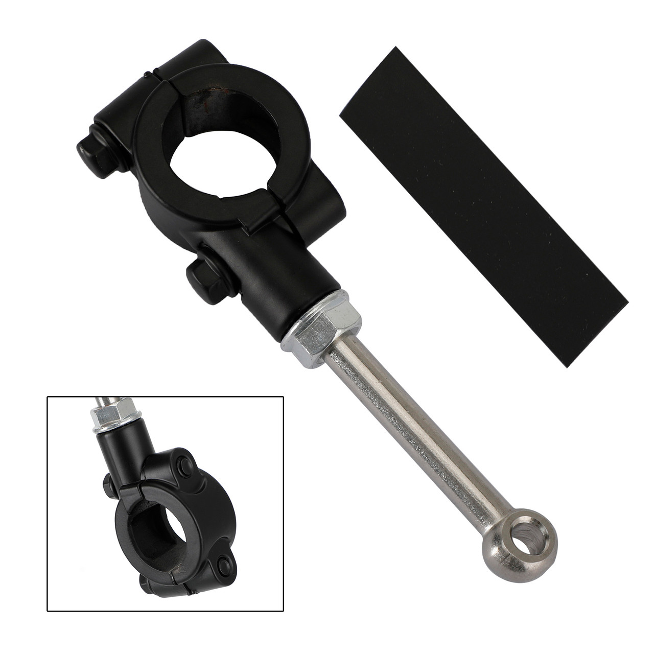 Universal Motorcycle Stand Kickstand Extension Kit 20-23MM Scooter Support Tool BLK