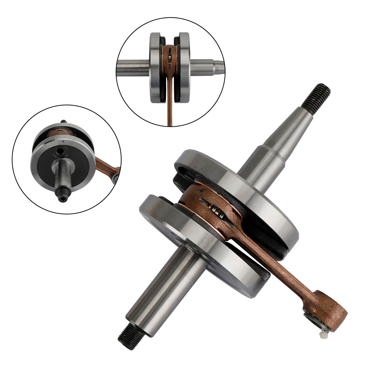 CDHPOWER YD85cc Crankshaft Assembly Kit – Complete Kit For YD85cc 2-Stroke Engines With Balanced Holes