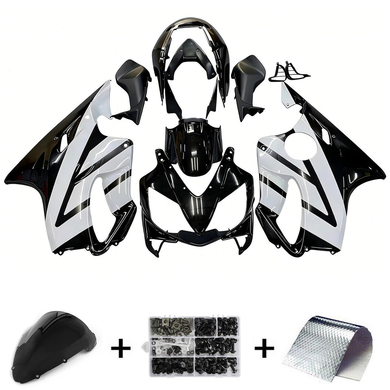 04-07 Honda CBR600 F4i Amotopart Fairing Kit Generic #104