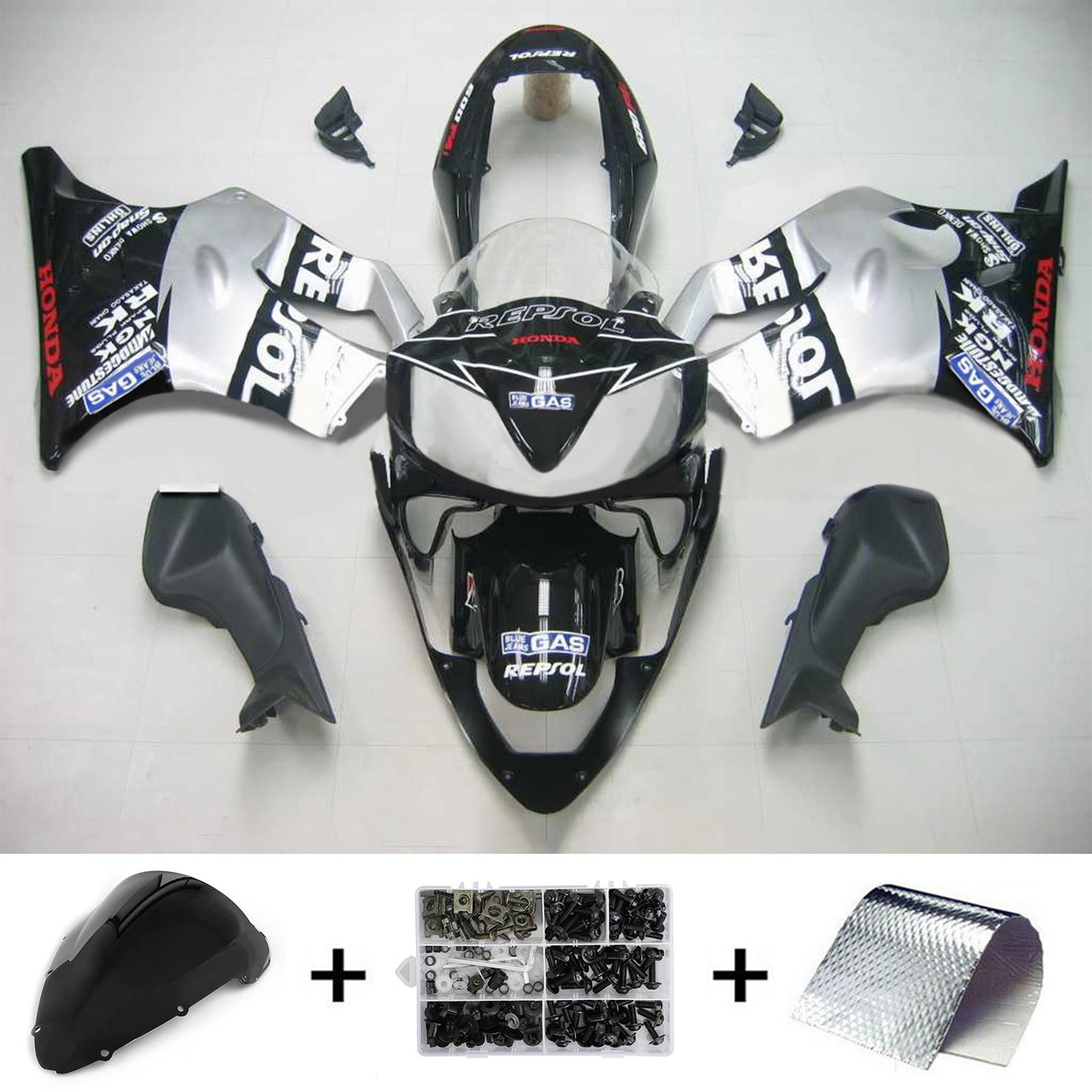 04-07 Honda CBR600 F4i Amotopart Fairing Kit Generic #113