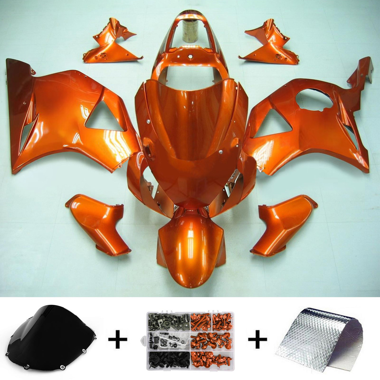 02-03 Honda CBR954 Amotopart Fairing Kit Generic #109