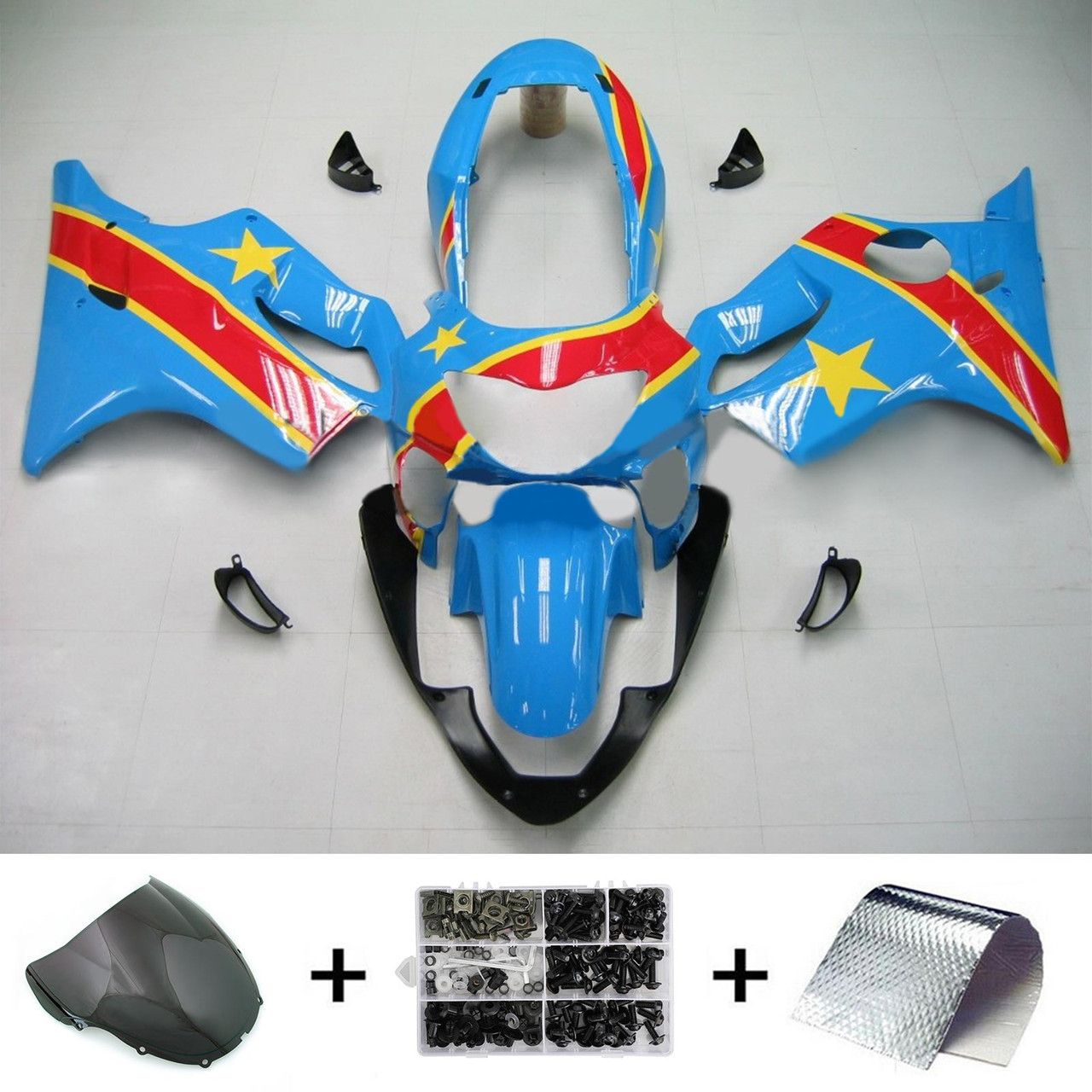 99-00 Honda CBR600F4 Amotopart Fairing Kit Generic #120