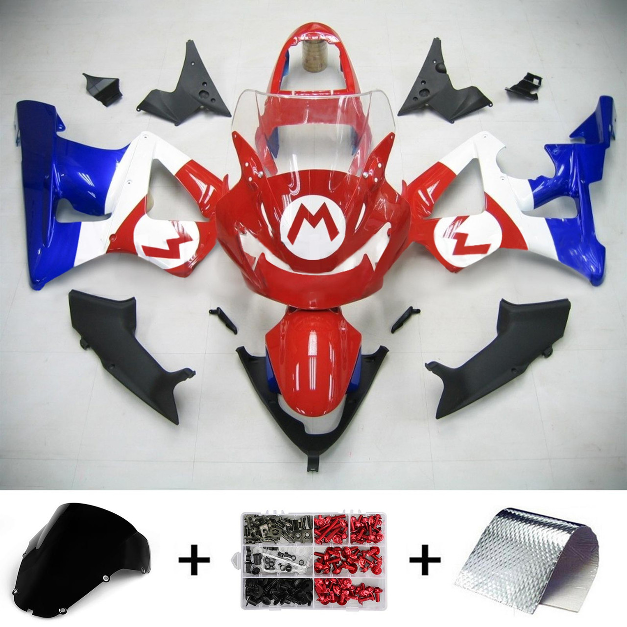 00-01 Honda CBR929RR Amotopart Fairing Kit Generic #135