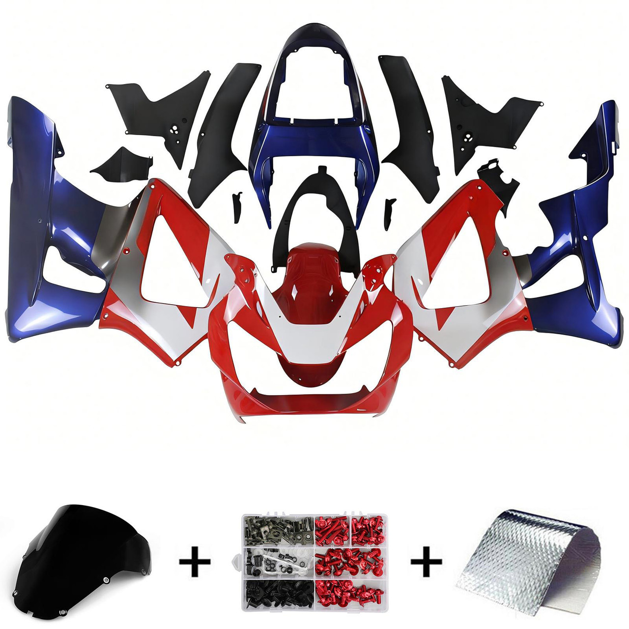 00-01 Honda CBR929RR Amotopart Fairing Kit Generic #137