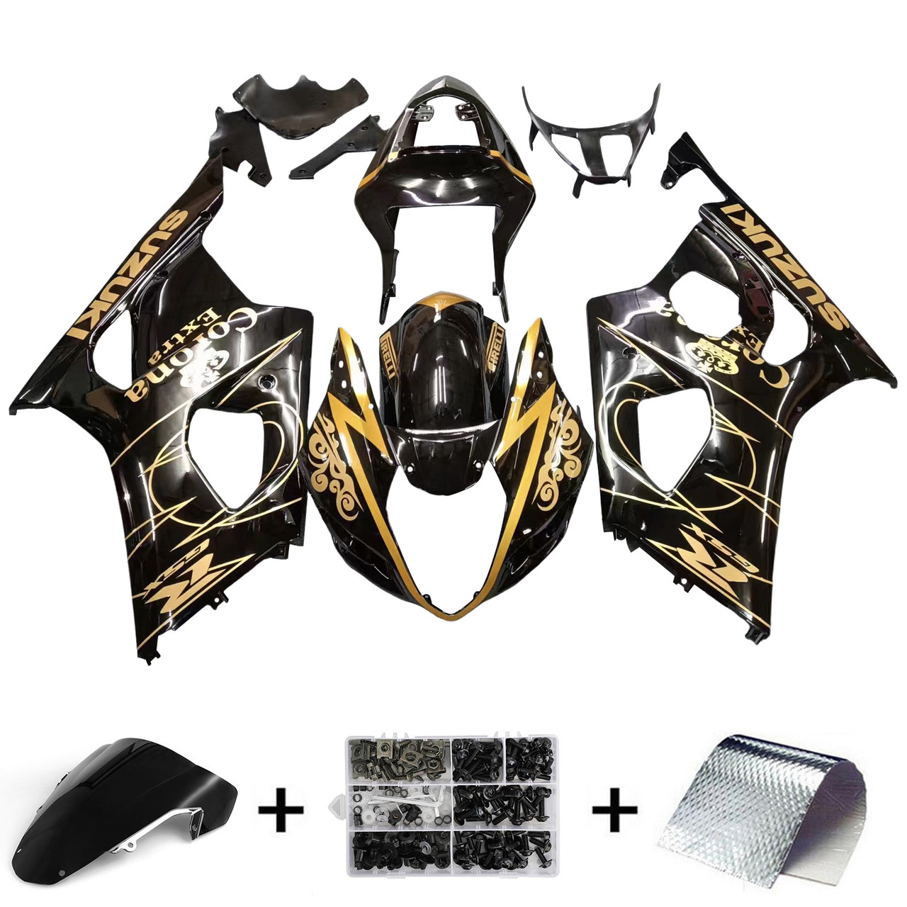  03-04 Suzuki GSXR1000 Amotopart Fairing Kit Generic #118