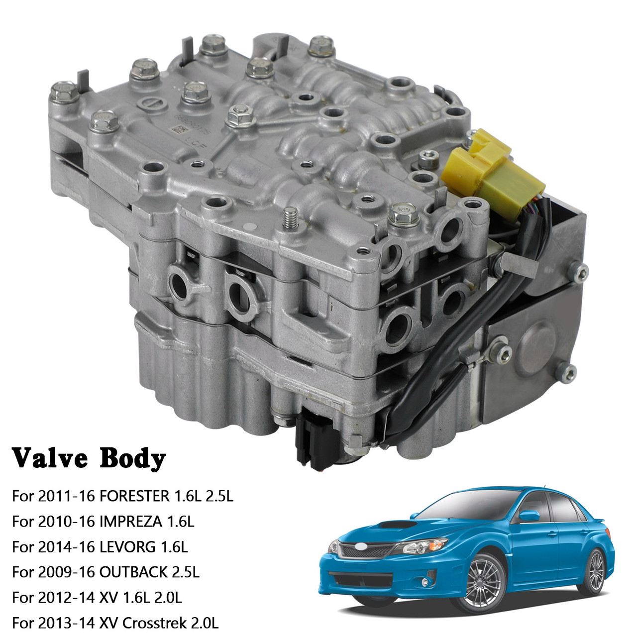 TR580 12-14 Subaru XV 1.6L 2.0L CVT Transmission Complete Valve