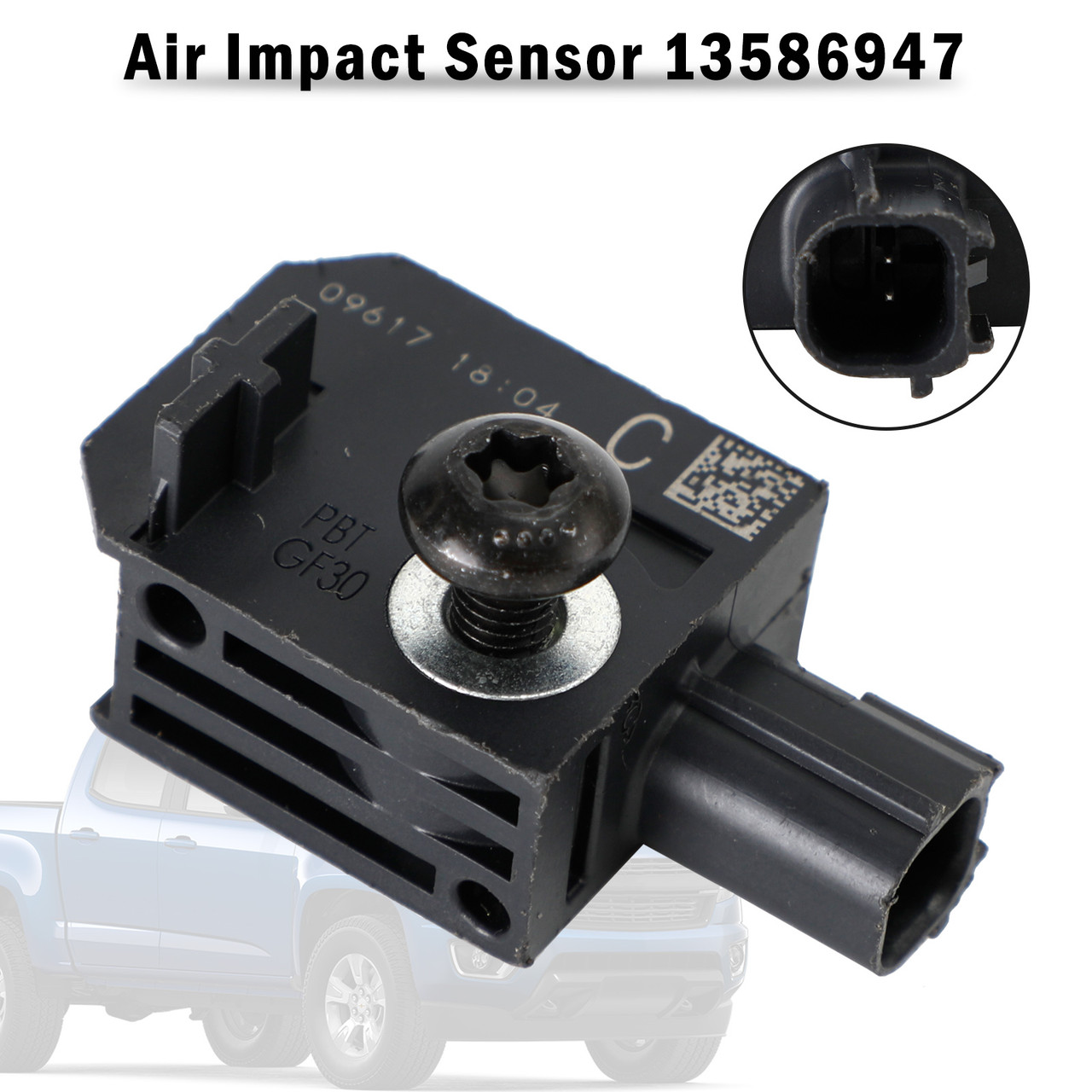 Air Impact Sensor Left/Right Rear Side 13586947 For Chevy Buick