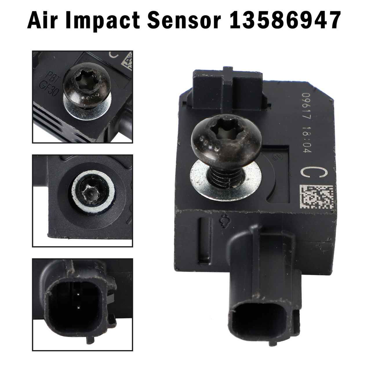 Air Impact Sensor Left/Right Rear Side 13586947 For Chevy Buick GMC
