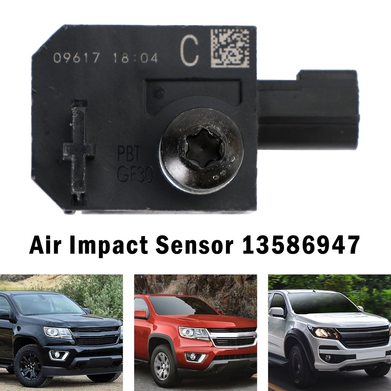 Air Impact Sensor Left/Right Rear Side 13586947 For Chevy Buick