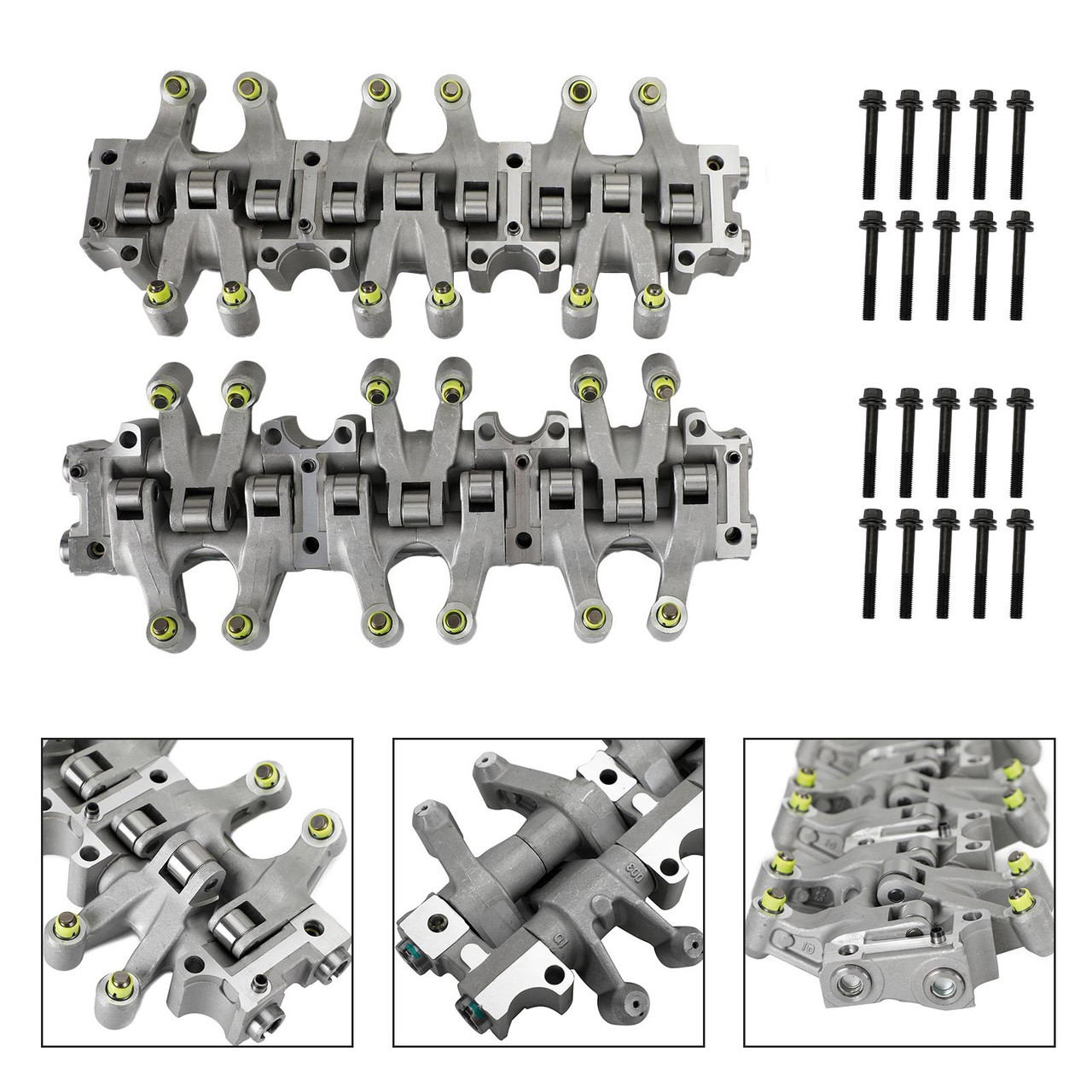 2PC 4892293AA Dodge 2008-2010 Grand Caravan V6 4.0L Engine Rocker Arm and Shaft Assembly