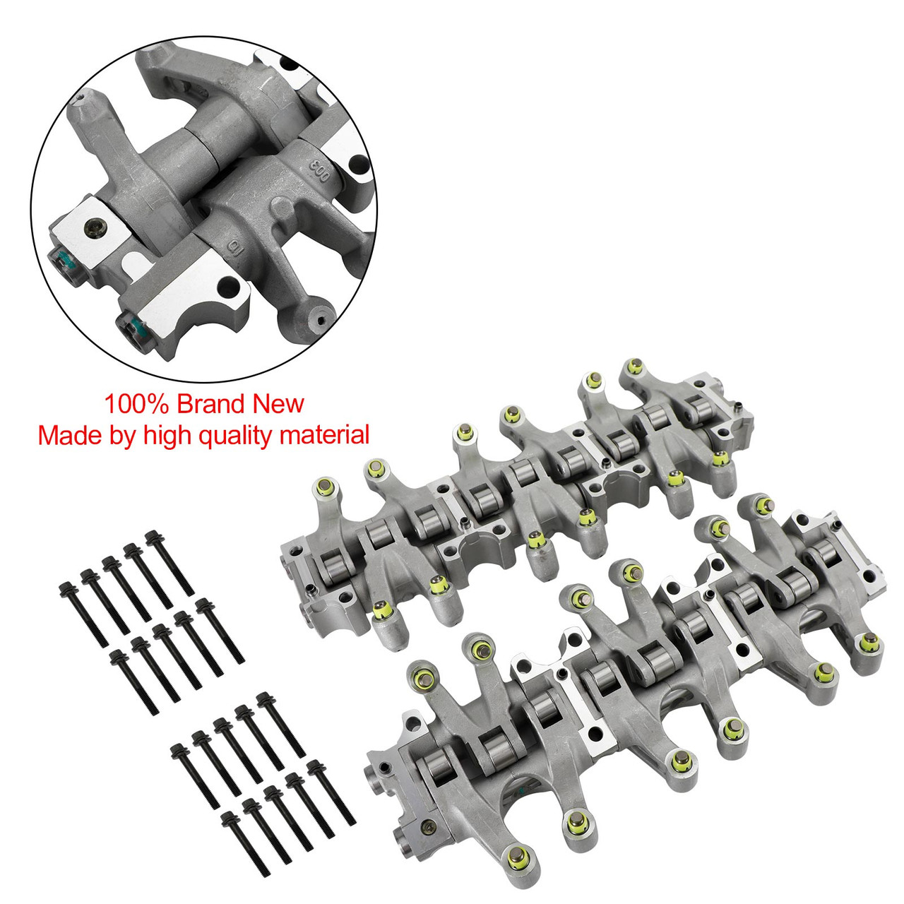 2PC 4892293AA Dodge 2008-2010 Grand Caravan V6 4.0L Engine Rocker Arm and Shaft Assembly