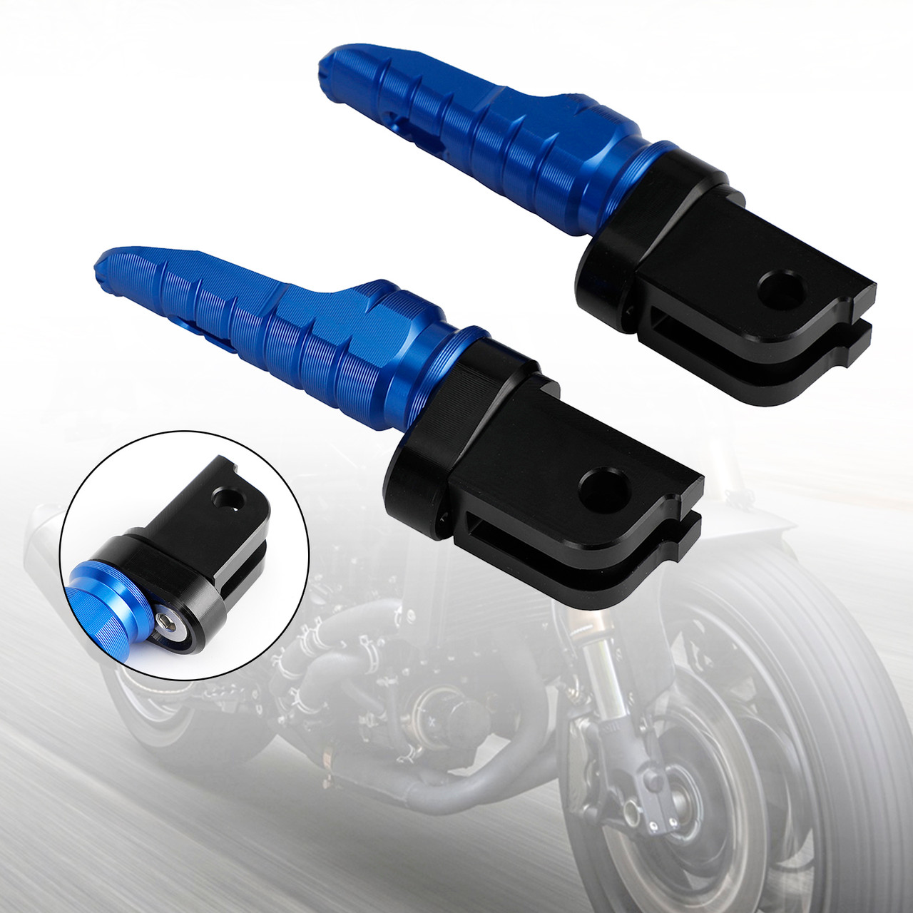 Front Footrests Foot Peg fit for Benelli Leoncino 500 18-22 502C 752S 19-22 BLUE