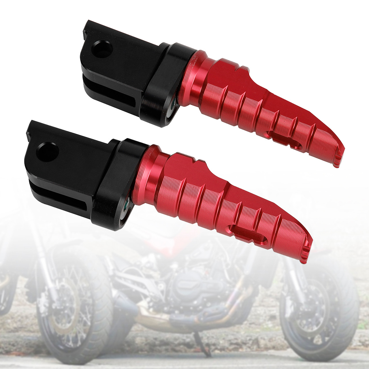 Front Footrests Foot Peg fit for Benelli Leoncino 500 18-22 502C 752S 19-22 RED