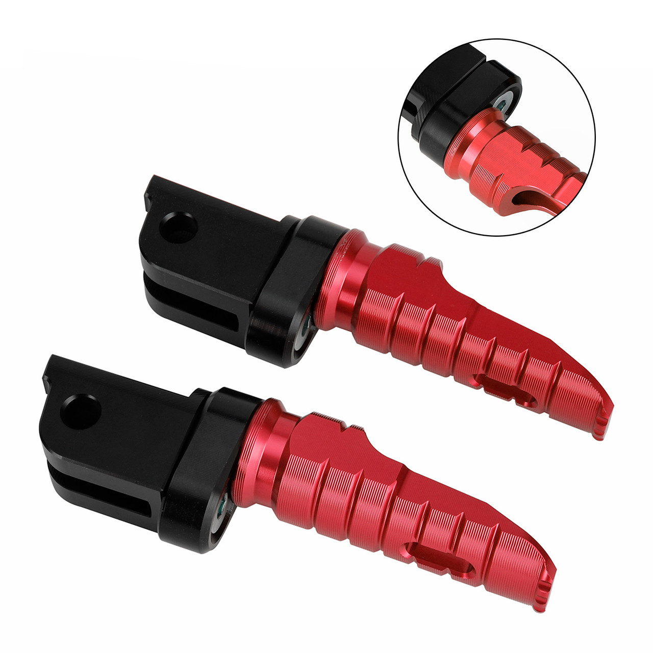 Front Footrests Foot Peg fit for Benelli Leoncino 500 18-22 502C 752S 19-22 RED