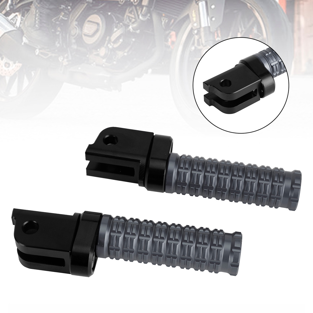 Front Footrests Foot Peg fit for Benelli Leoncino 800 2021-2022 KOVE 321RR 2022 TI