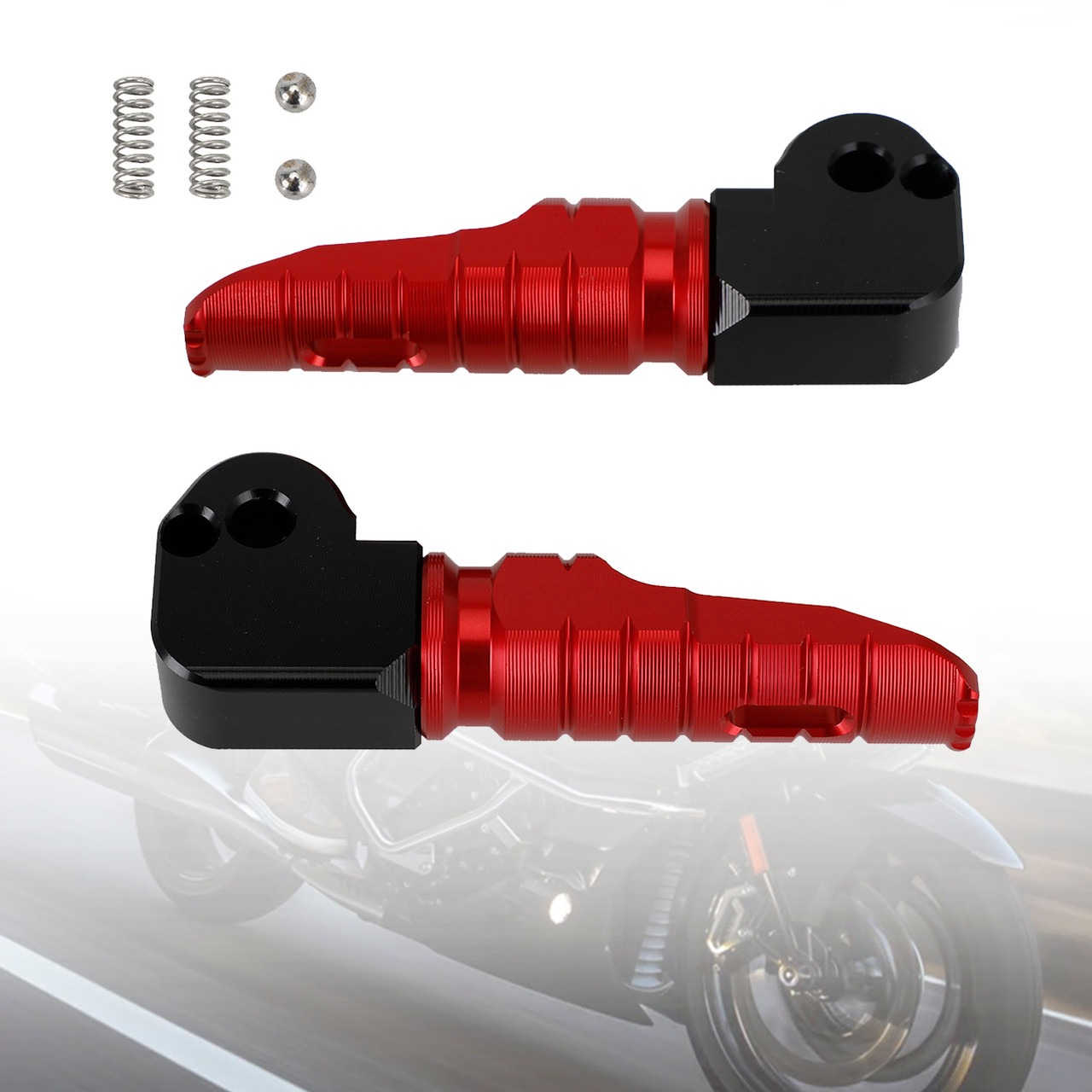 Rear Footrests Foot Peg fit for HONDA FORZA 750 NSS 750 2021-2022 RED