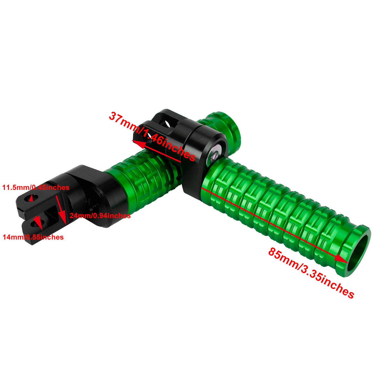 Front Footrests Foot Peg fit for Benelli Tornado 302R BN302S 18-22 TNT 135 2022 GREEN