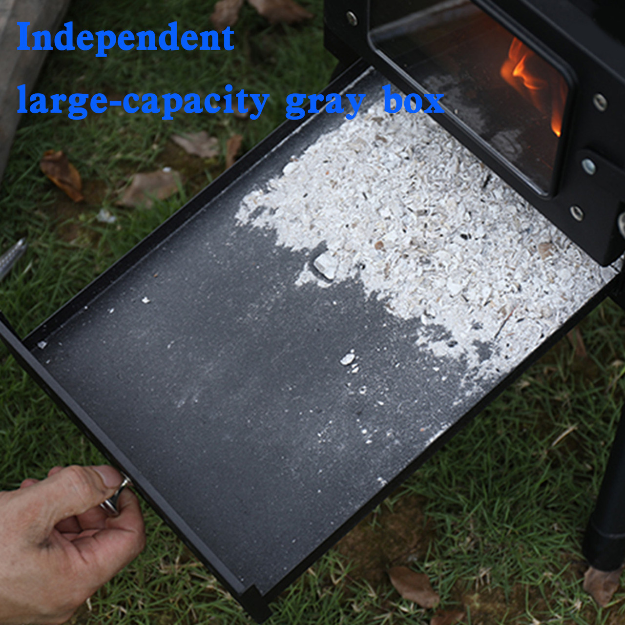 Outdoor Portable Tent Camping Wood Burning Stove with Pipe For Tent Cooking