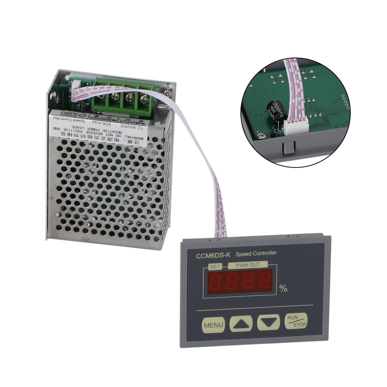 、 12-80V 30A PWM DC Motor Speed Controller Governor With