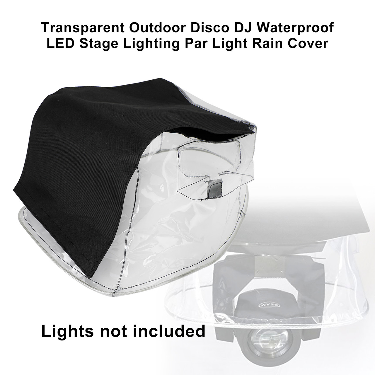 Transparent Outdoor Disco DJ Waterproof LED Stage Lighting Par Light Rain Cover