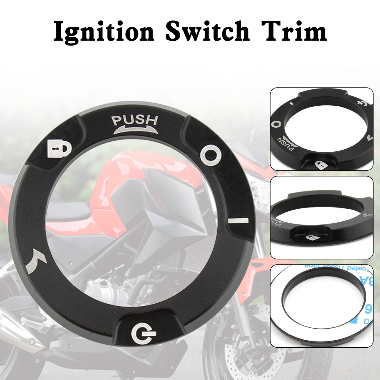 Aluminum Ignition Switch Trim For Honda CB125R CB150R CT125 Monkey 125 GB350 Aluminum Ignition Switch Trim For Honda CB125R CB150R CT125 Monkey 125 GB350