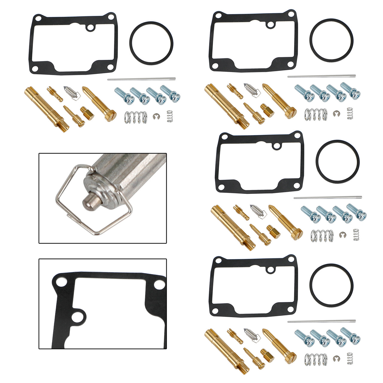 4X Carburetor Rebuild Repair Kit fit for MIKUNI VM34-619 Russian Mechanics RMZ-640