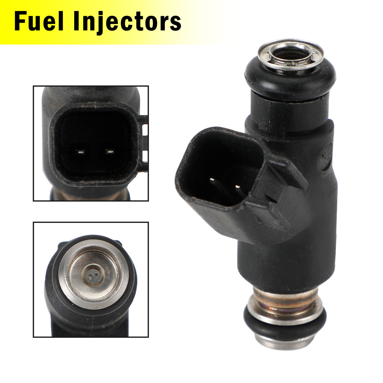 ミミ Fuel Injector 2 Hole Fits for HiSun EFI UTV550 MSU500 HS500 Cowboy