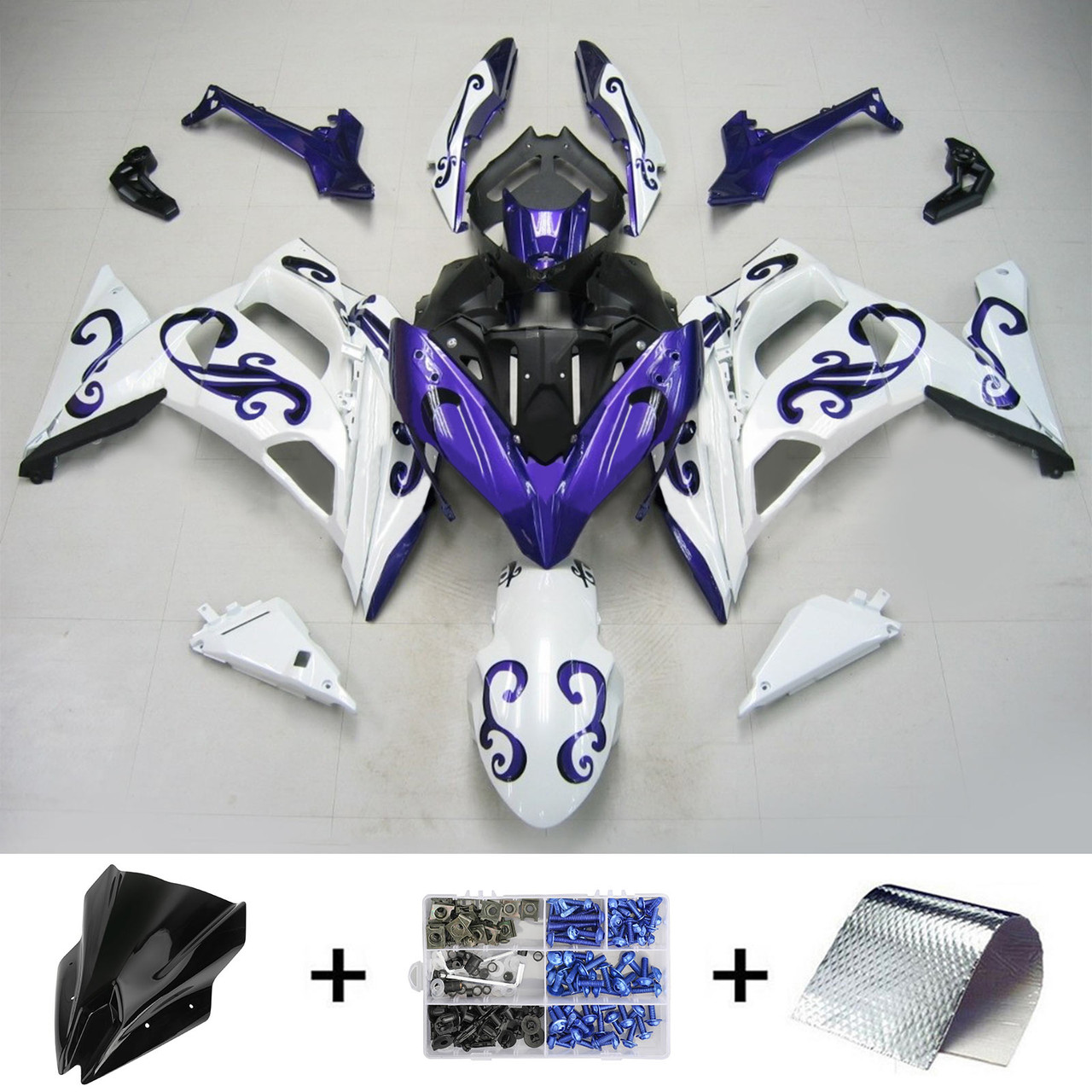 2020-2022 Kawasaki ER6F/Ninja650 Amotopart Fairing Kit Generic #111