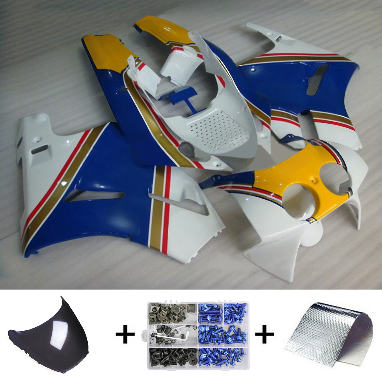 1988-1992 Honda VFR400R NC30 Amotopart Fairing Kit Generic #103