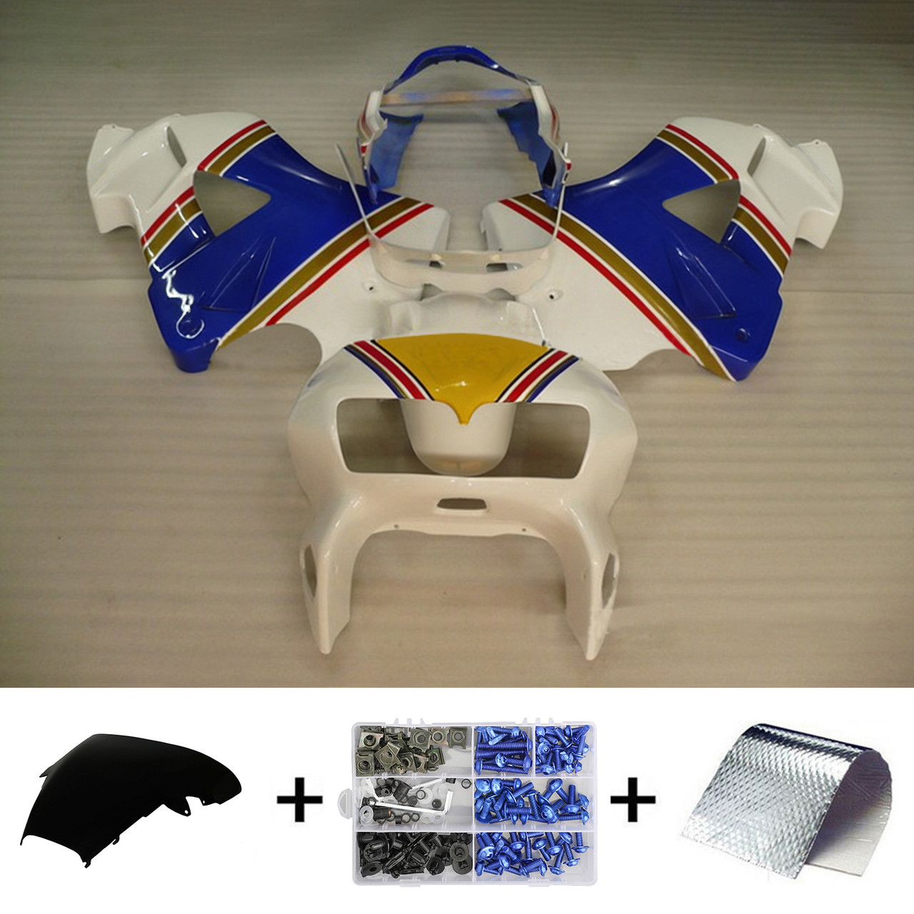 1998-2001 Honda VFR800 Amotopart Fairing Kit Generic #104