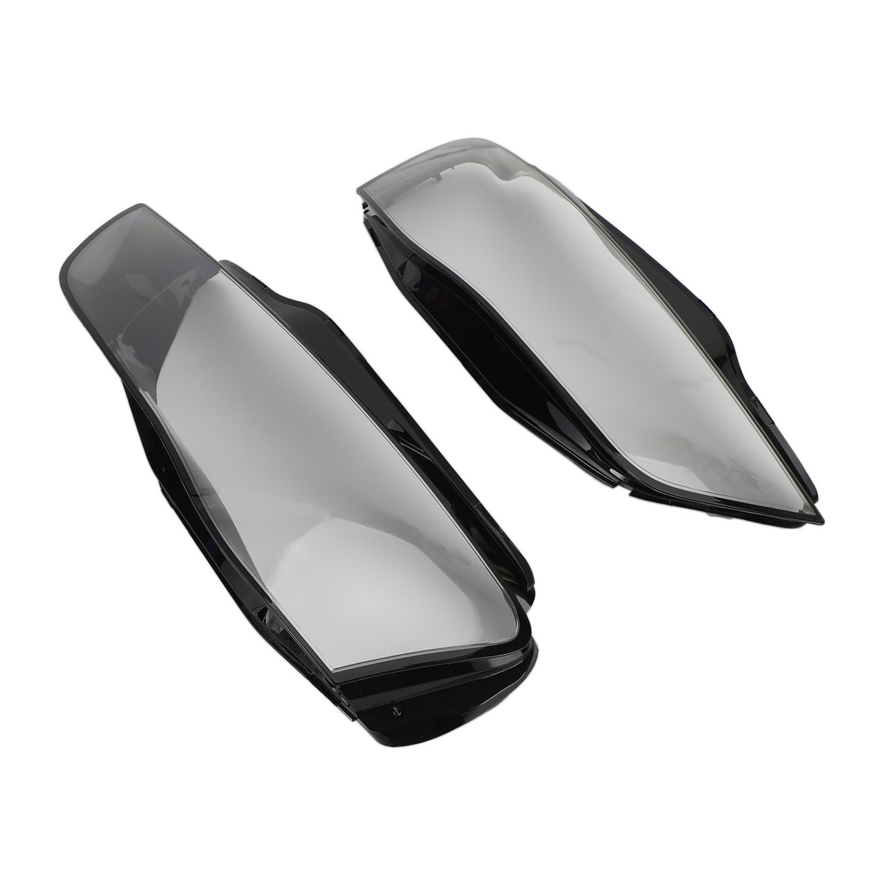 Left+Right 12-16 Audi A4 B8 Facelift Headlight Lens Plastic Cover Shell 8K0941043+8K0941044